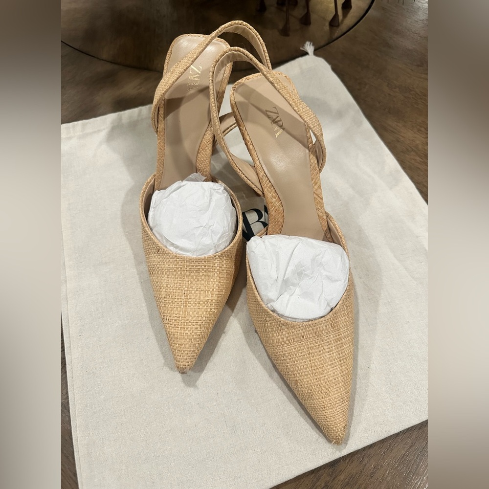 Zara Slingback Pumps SIZE 38